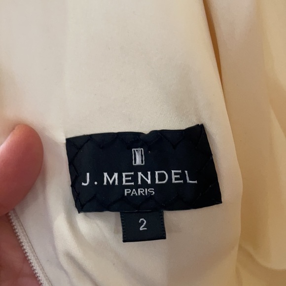 J Mendel cream dress - Picture 3 of 3
